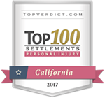 Top 100 Settlements Personal Injury - California 2017